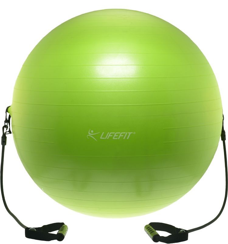 Gymnastický míč s expanderem LIFEFIT GYMBALL EXPAND 75 cm
