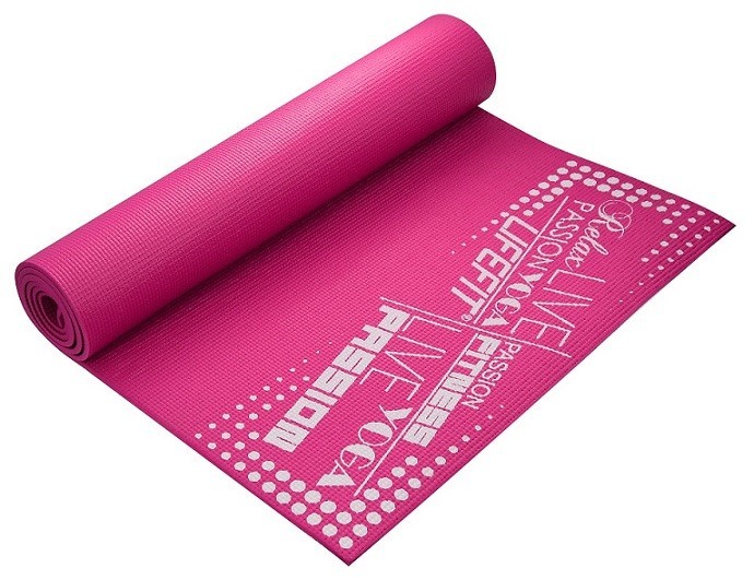 Gymnastická podložka LIFEFIT SLIMFIT PLUS, 173x61x0,6cm, světle růžová