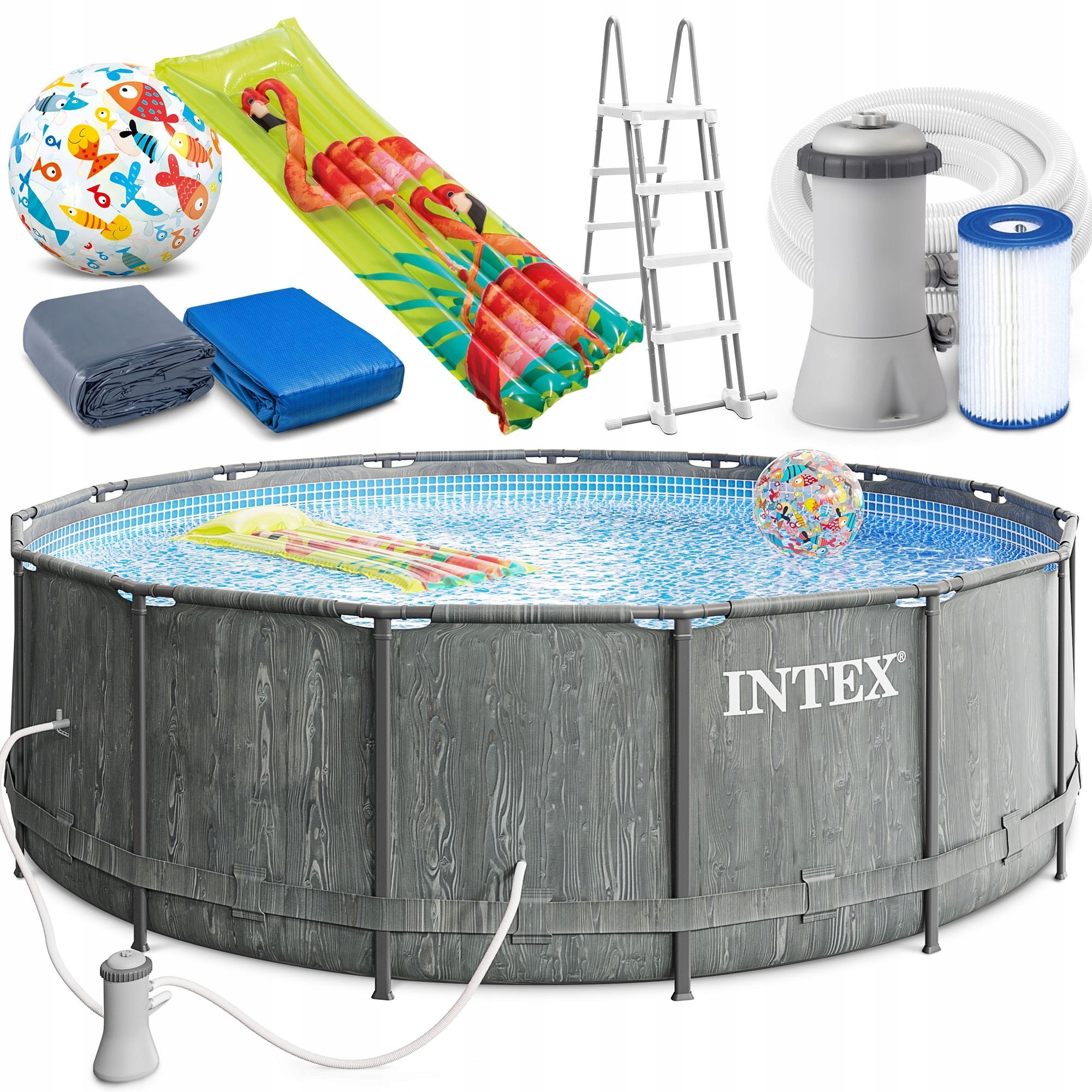 Intex Zahradní bazén 26742 457x122 s filtrací