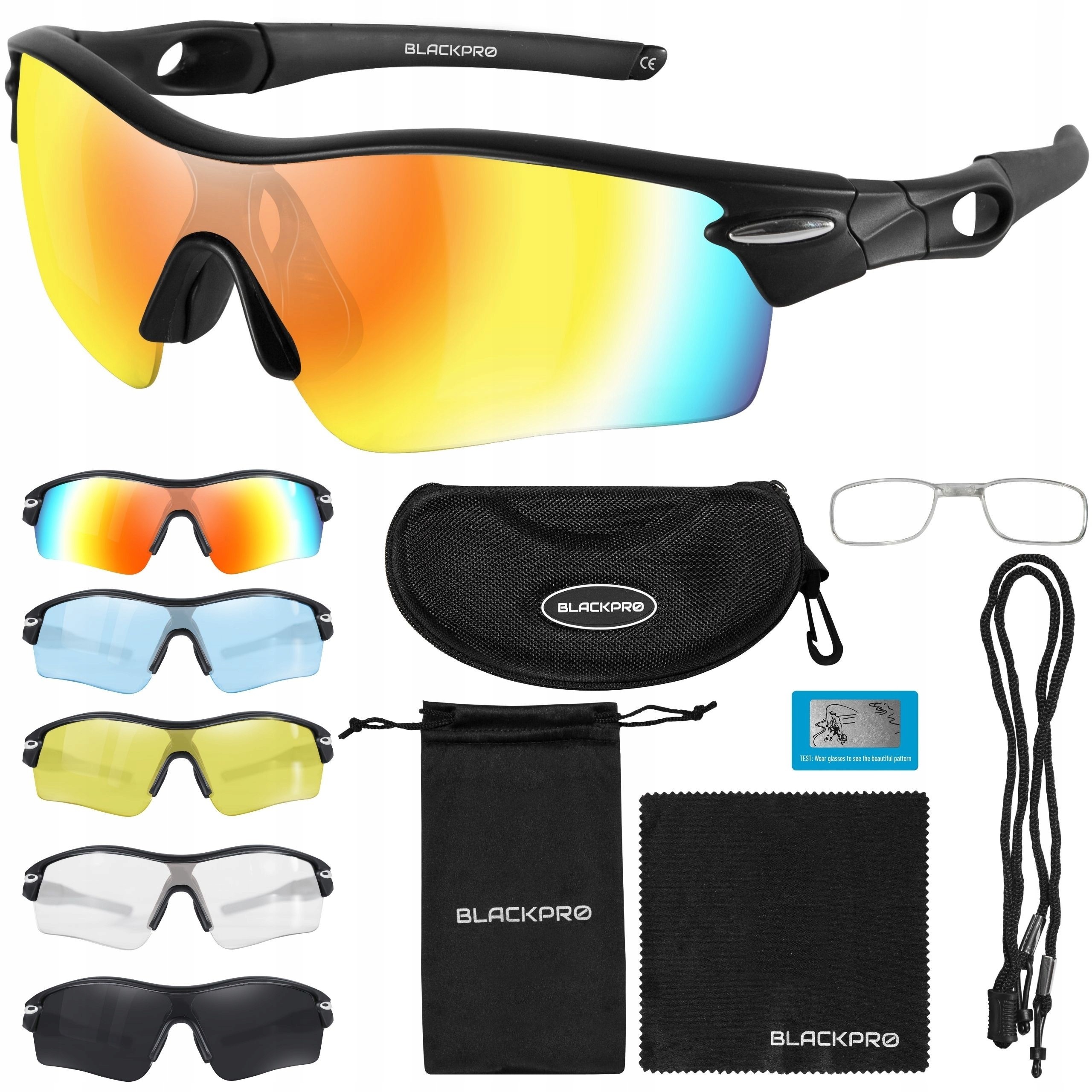 Blackpro Cyklistické brýle UV-400