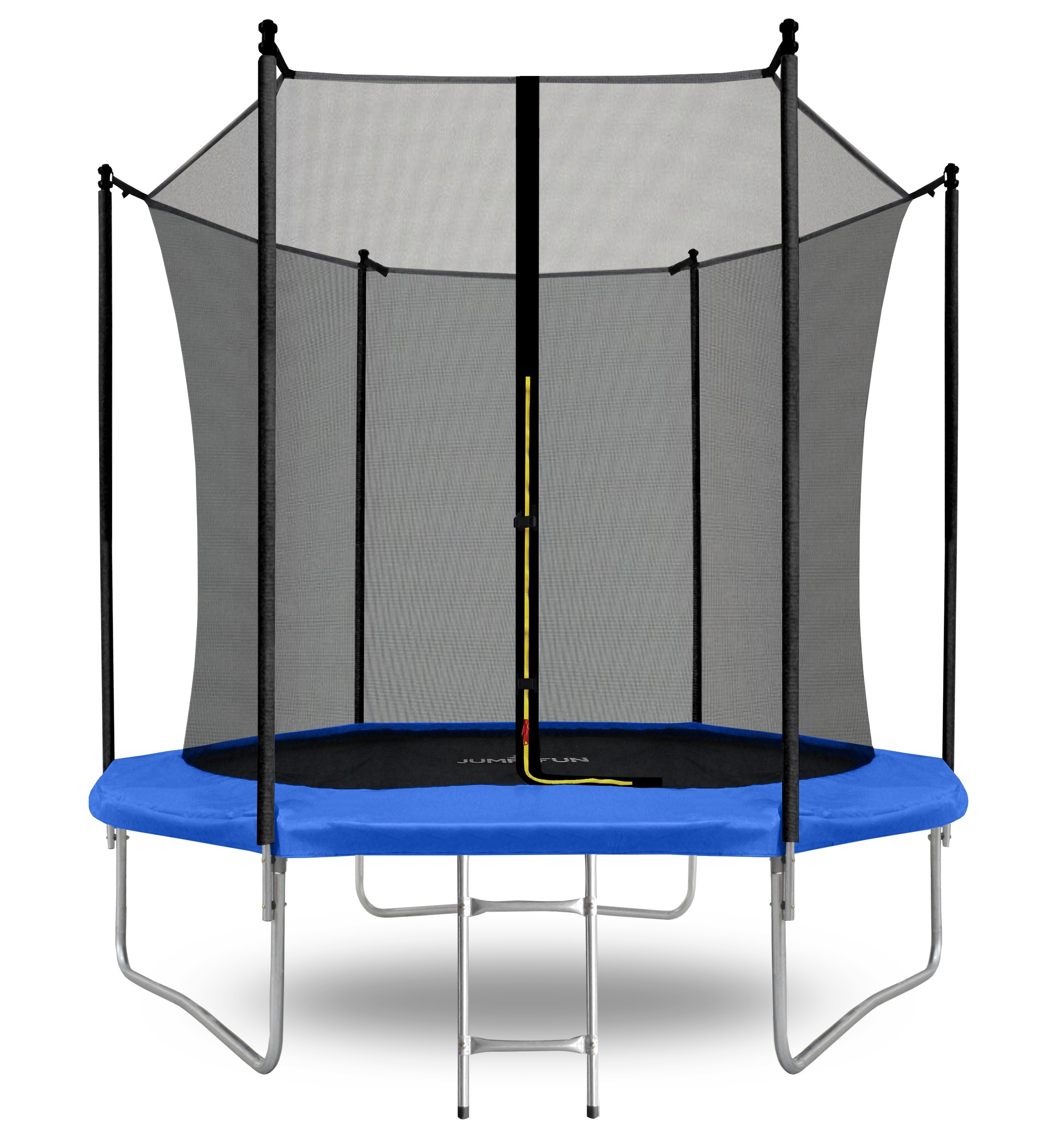 Aga SPORT FIT Trampolína 250 cm Modrá + vnitřní ochranná síť + žebřík